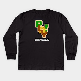 Pixel Play 1986 - Hero Colors Kids Long Sleeve T-Shirt